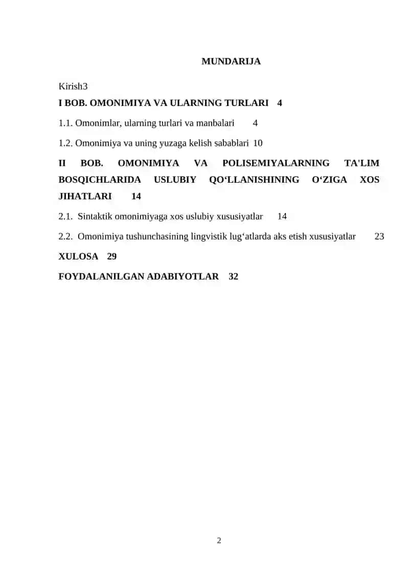 O‘monimiya va polisemiya 2