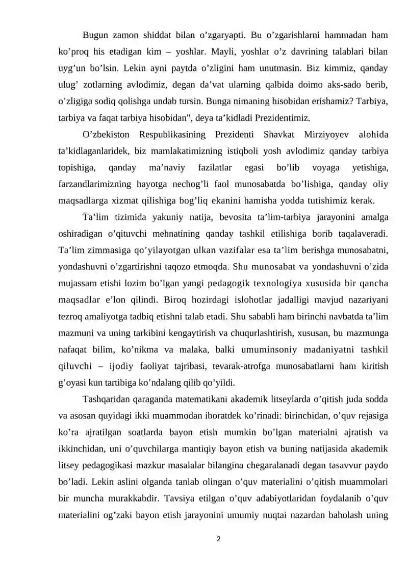 Metrik fazolar 2