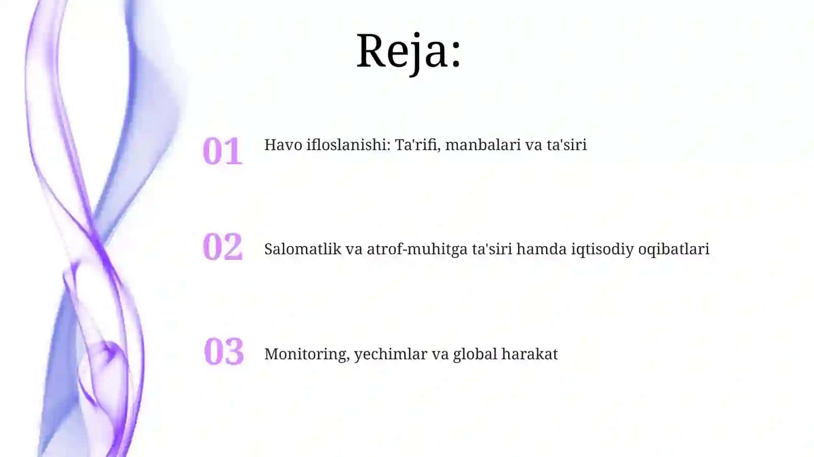 Havoning ifloslanishi 2