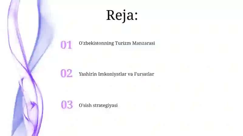 O'zbekistonning Turizm Manzarasi 2