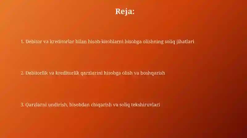 Soliqlar hisobi 2