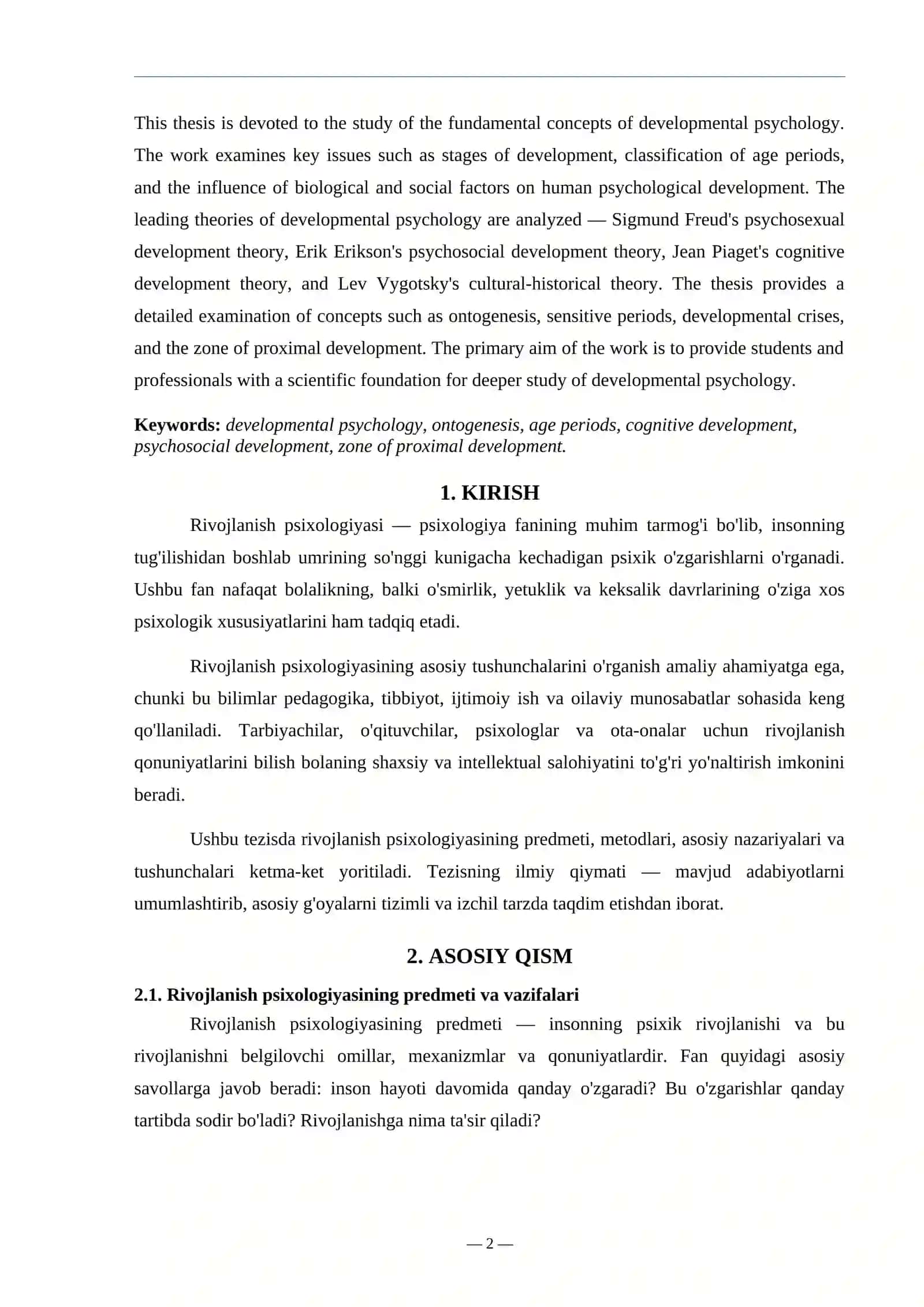 RIVOJLANISH PSIXOLOGIYASINING ASOSIY TUSHUNCHALARI 2