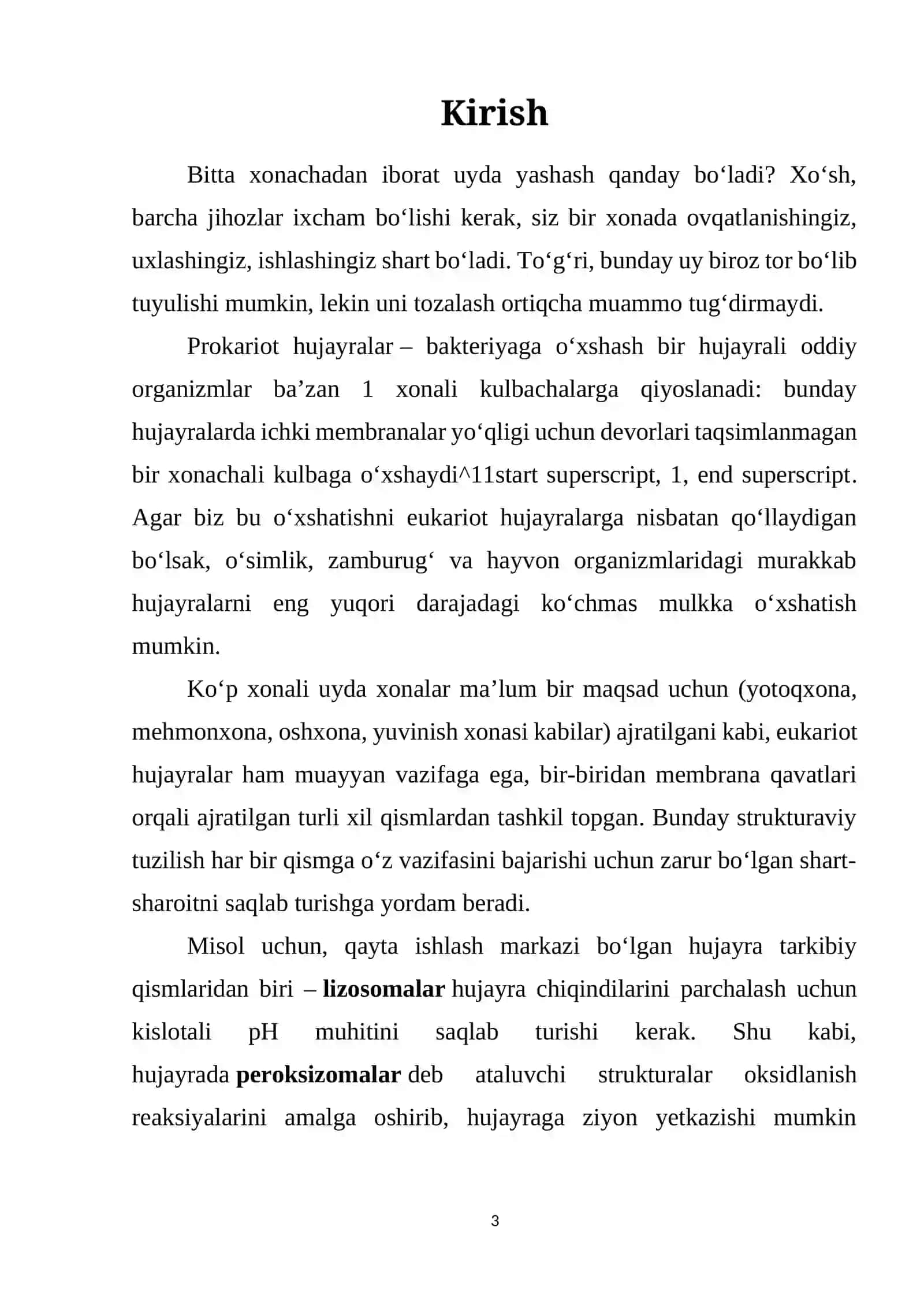 EUKARYOTIK HUJAYRA ORGANELLALARI 2