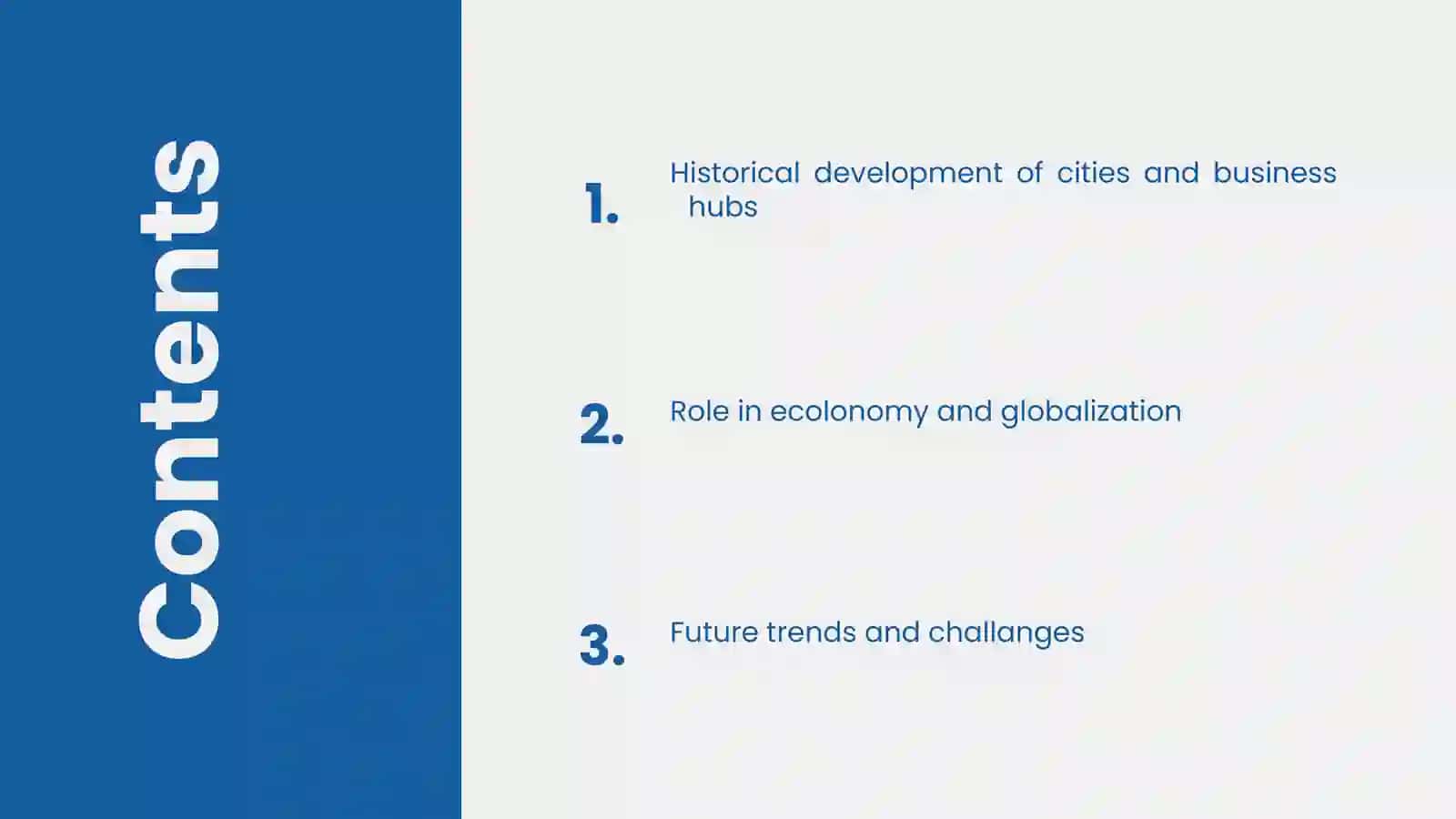 Historical Evolution of Cities 2