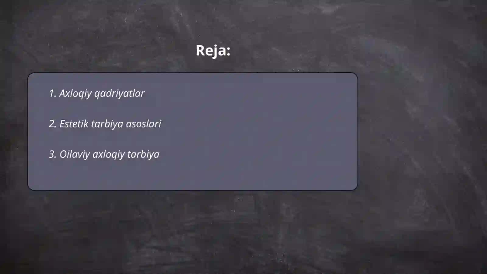 Axloqiy qadriyatlar 2