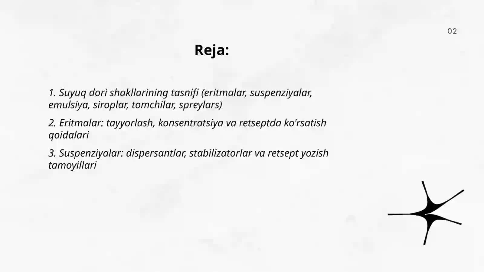 Suyuq dori shakllari va ularga retsept yozish qoidalari 2