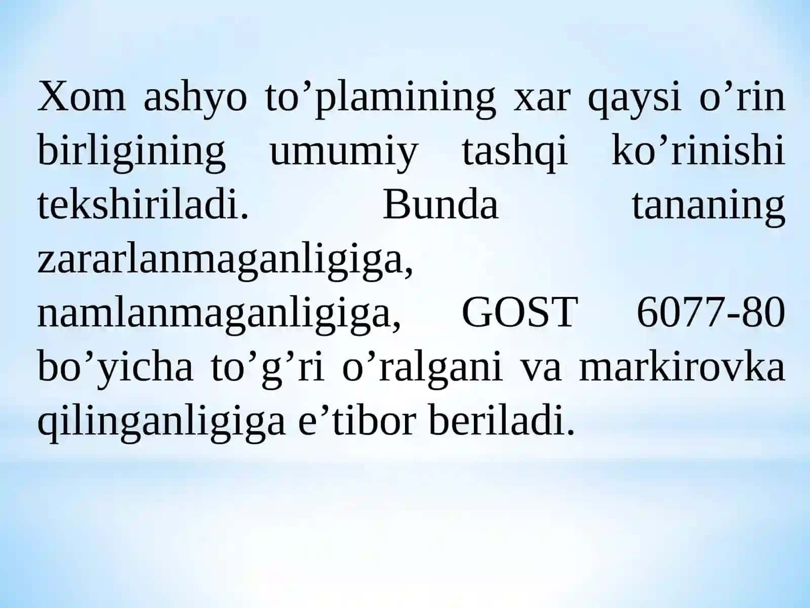 DORIVOR O’SIMLIK XOM-ASHYOLARINI TAXLIL QILISH 2
