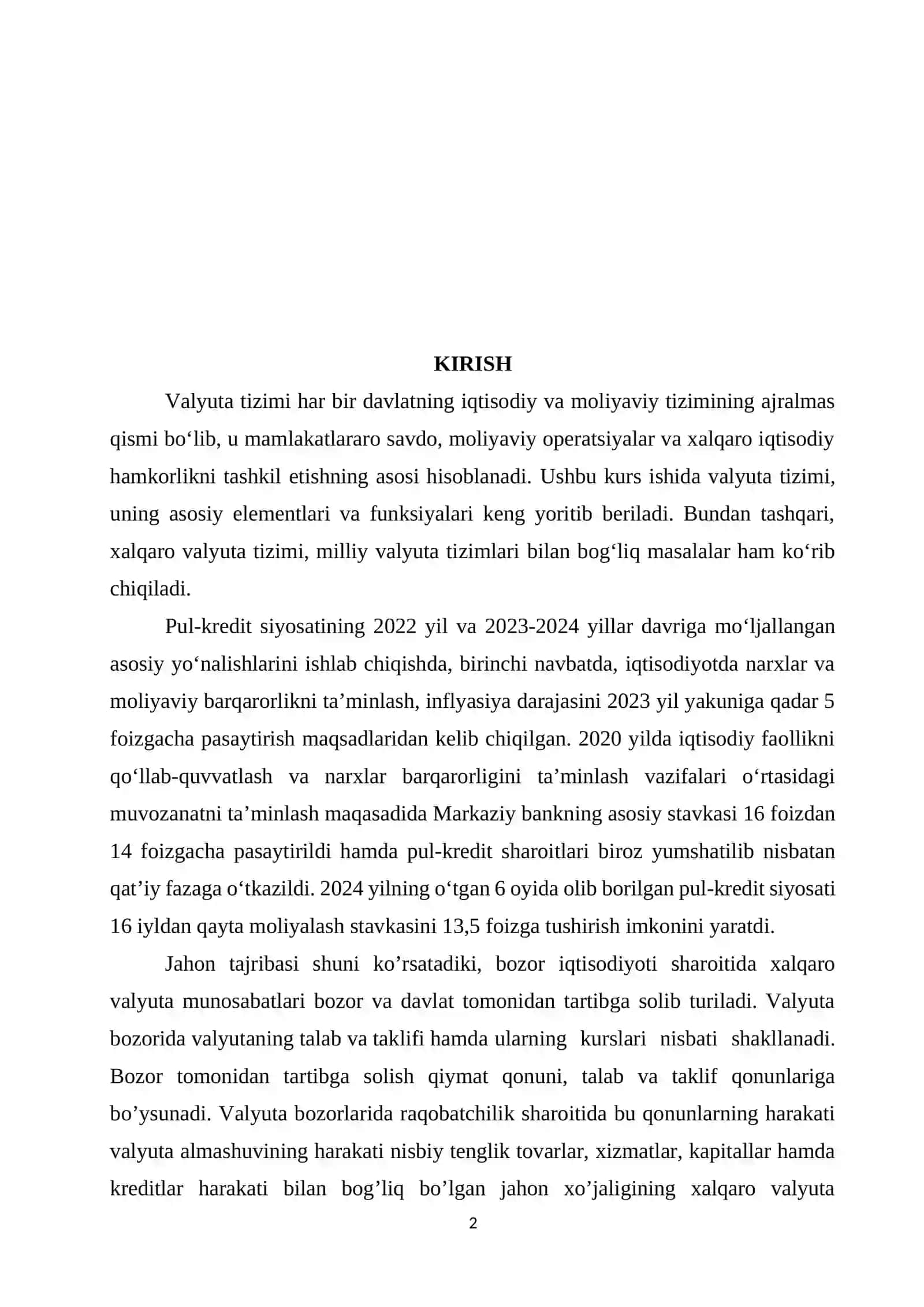 Xalqaro valyuta jamg’armasi 2