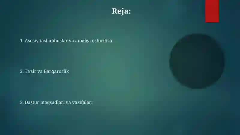 Obod qishloq davlat dasturi 2