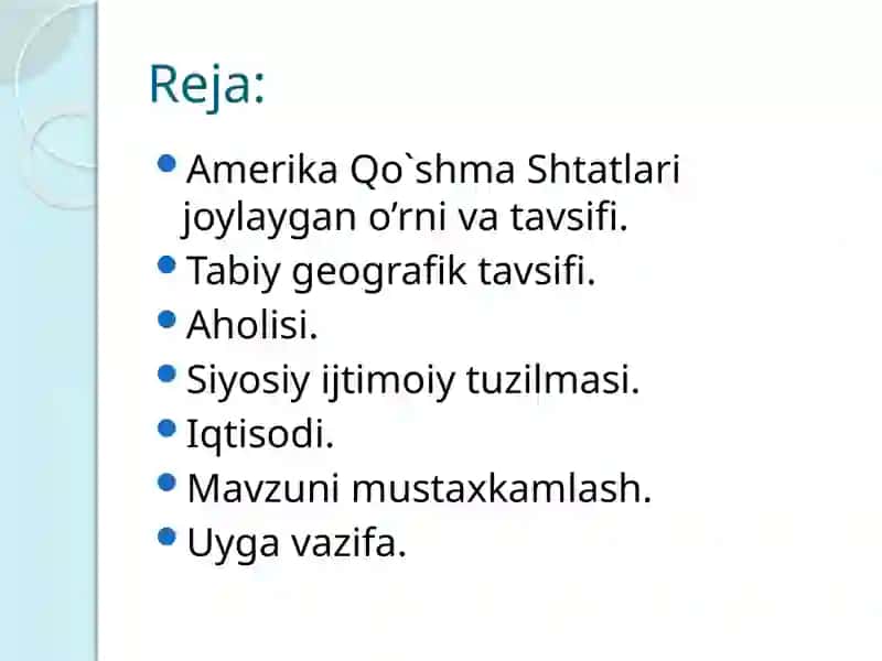 Amerika Qo`shma Shtatlari 2