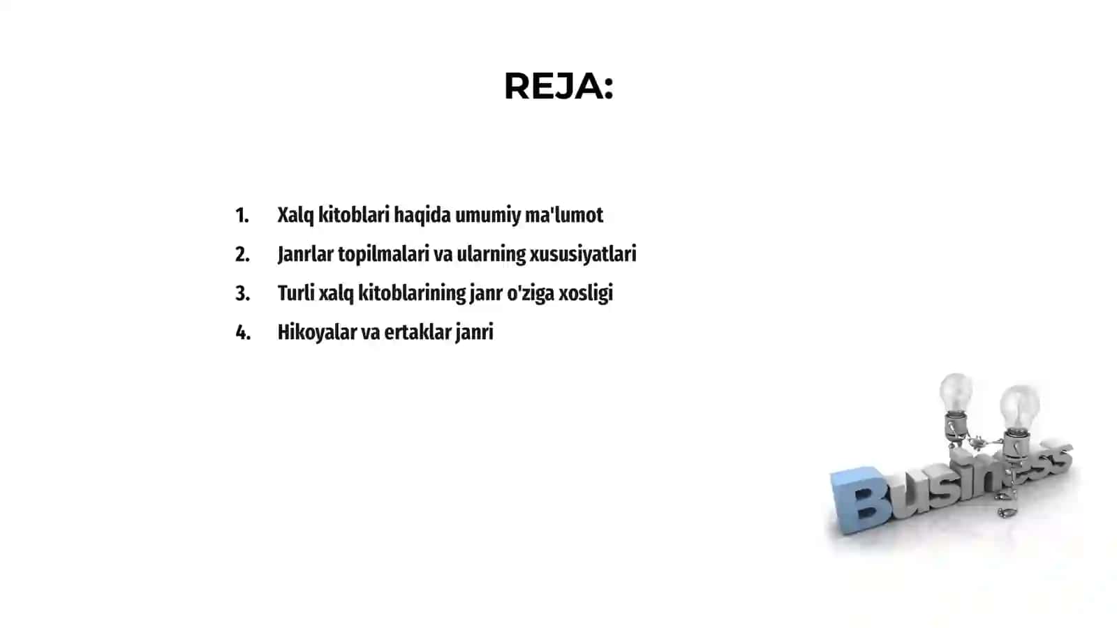 Xalq kitoblarining janr xususiyati 2
