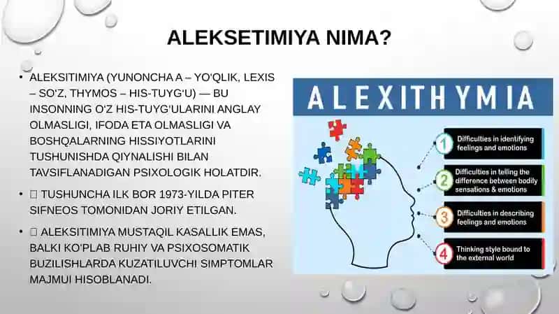 aleksitimiya haqida 2