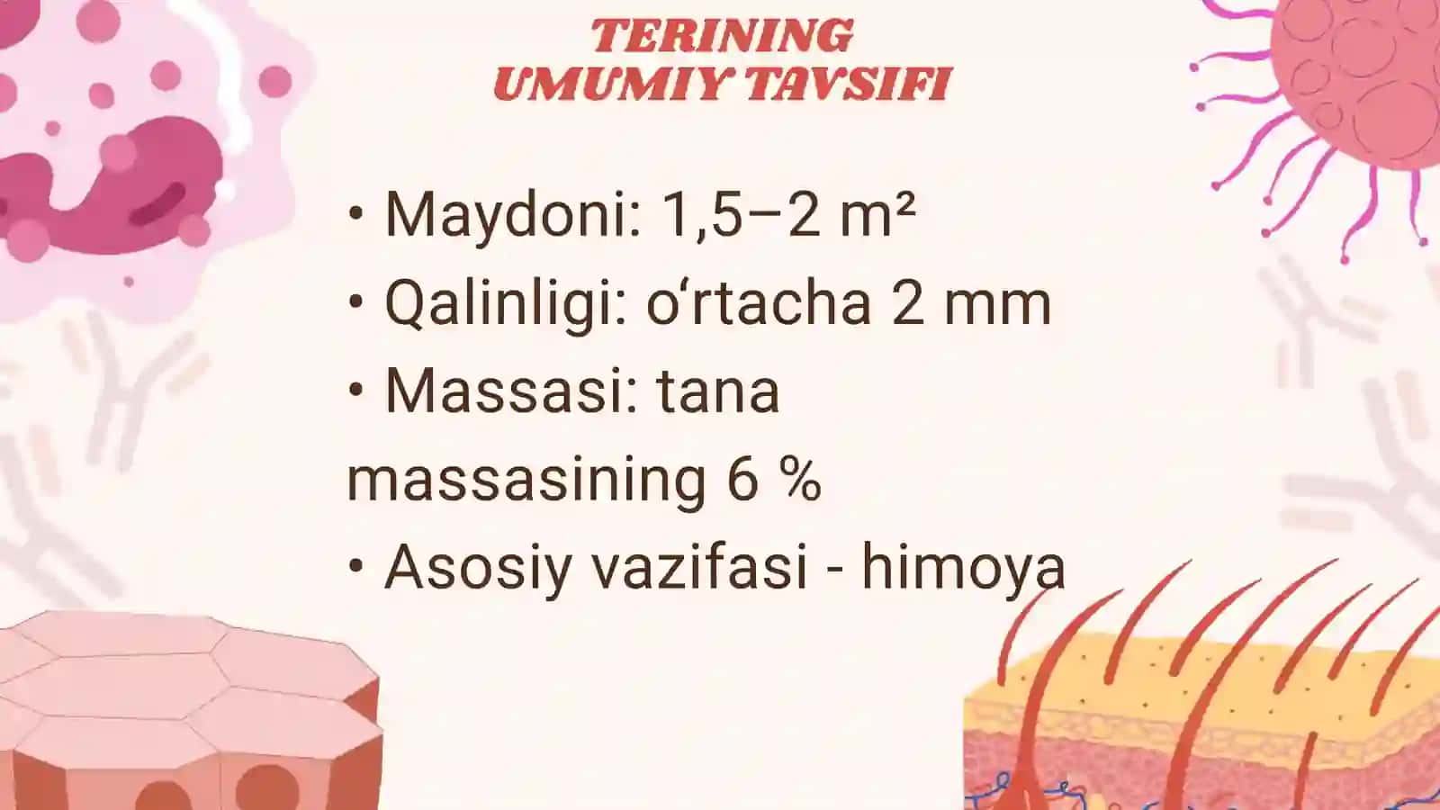 TERI VA UNING HOSILALARI 2