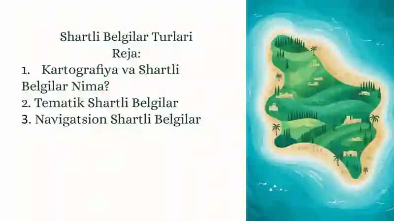 Kartografiya va Shartli Belgilar Nima? 2