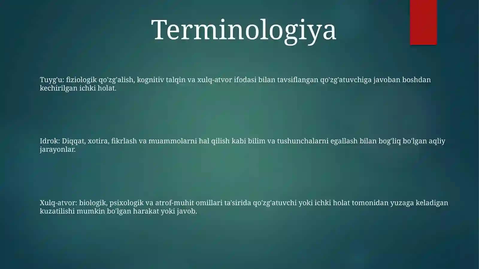 Psixologik Termenlar 2