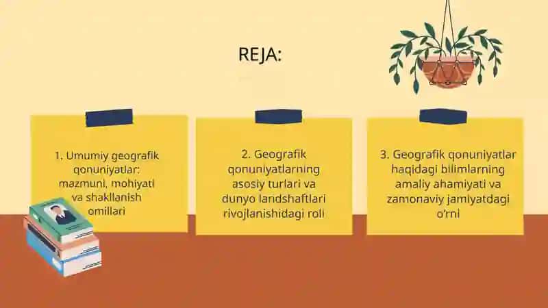 Geografiya va Geografik qonuniyatlar 2