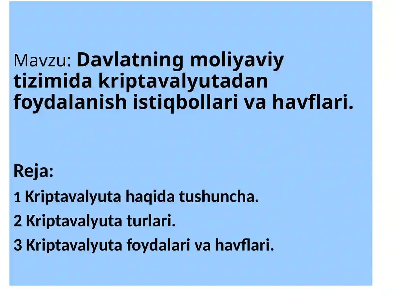 Sovchilar (mavzu) 2