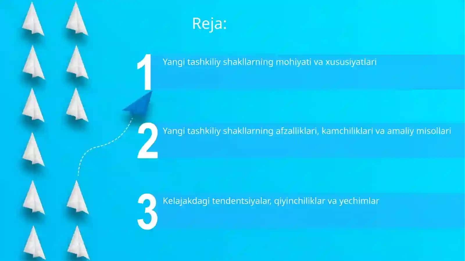 Yangi tashkiliy shakllari 2