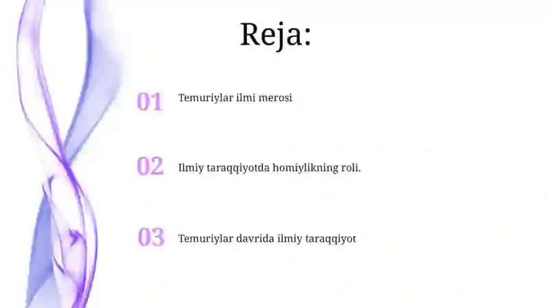 Amir Temurning Ilm-fanni Qollovchilig'i 2