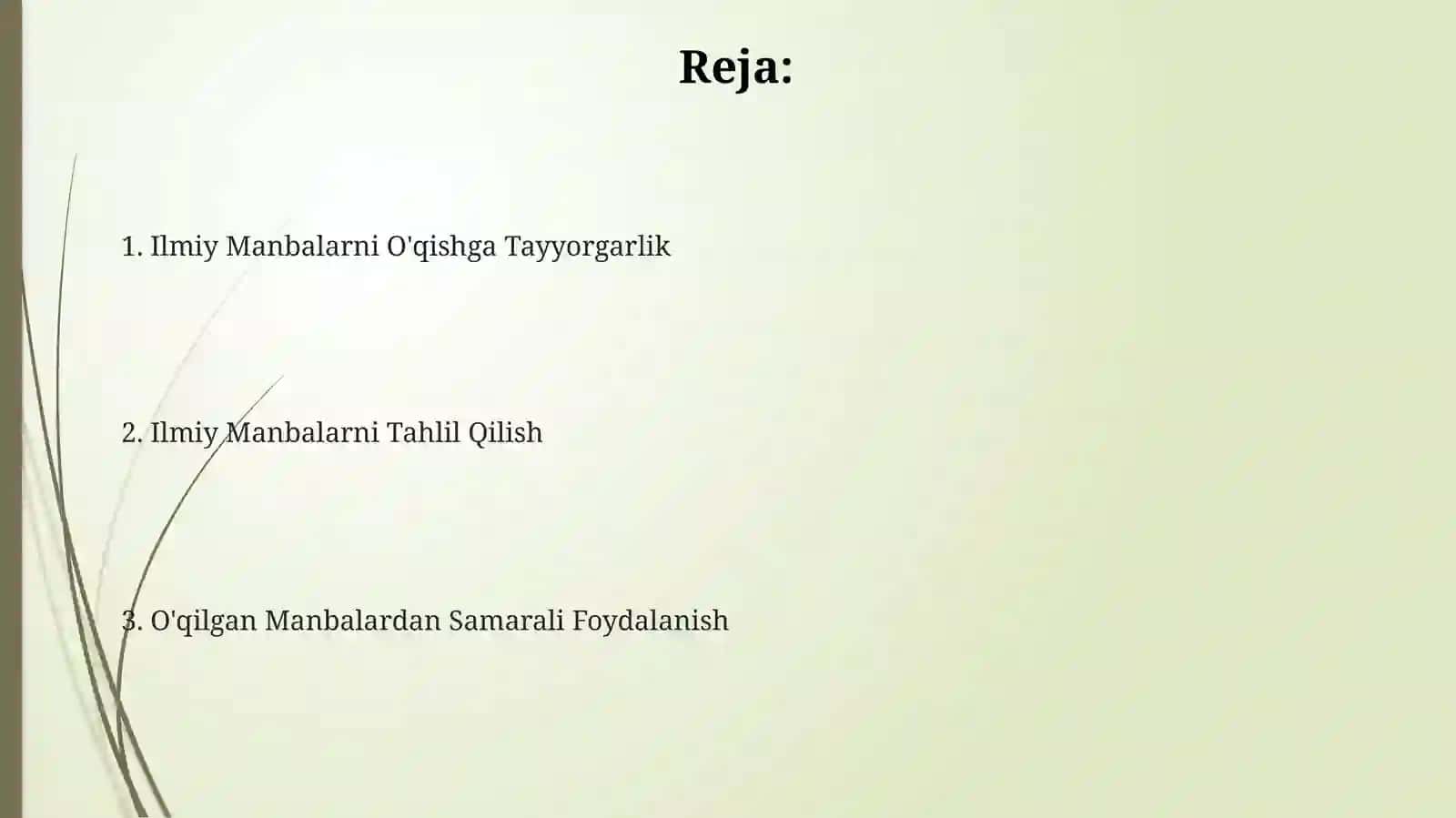 Ilmiy manbalarni mutola qilish qoidalari 2