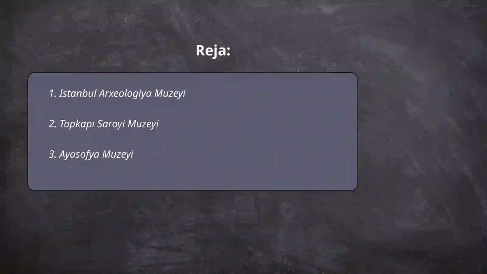 Istanbul Arxeologiya Muzeyi 2