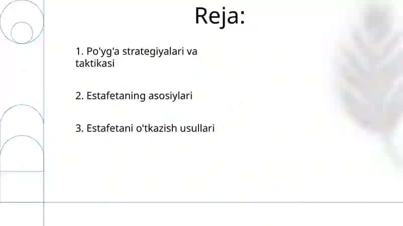 Estafetali harakatli oʻyinlarni oʻtkazish 2