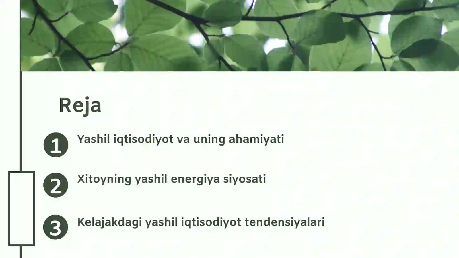 Yashil iqtisodiyot 2