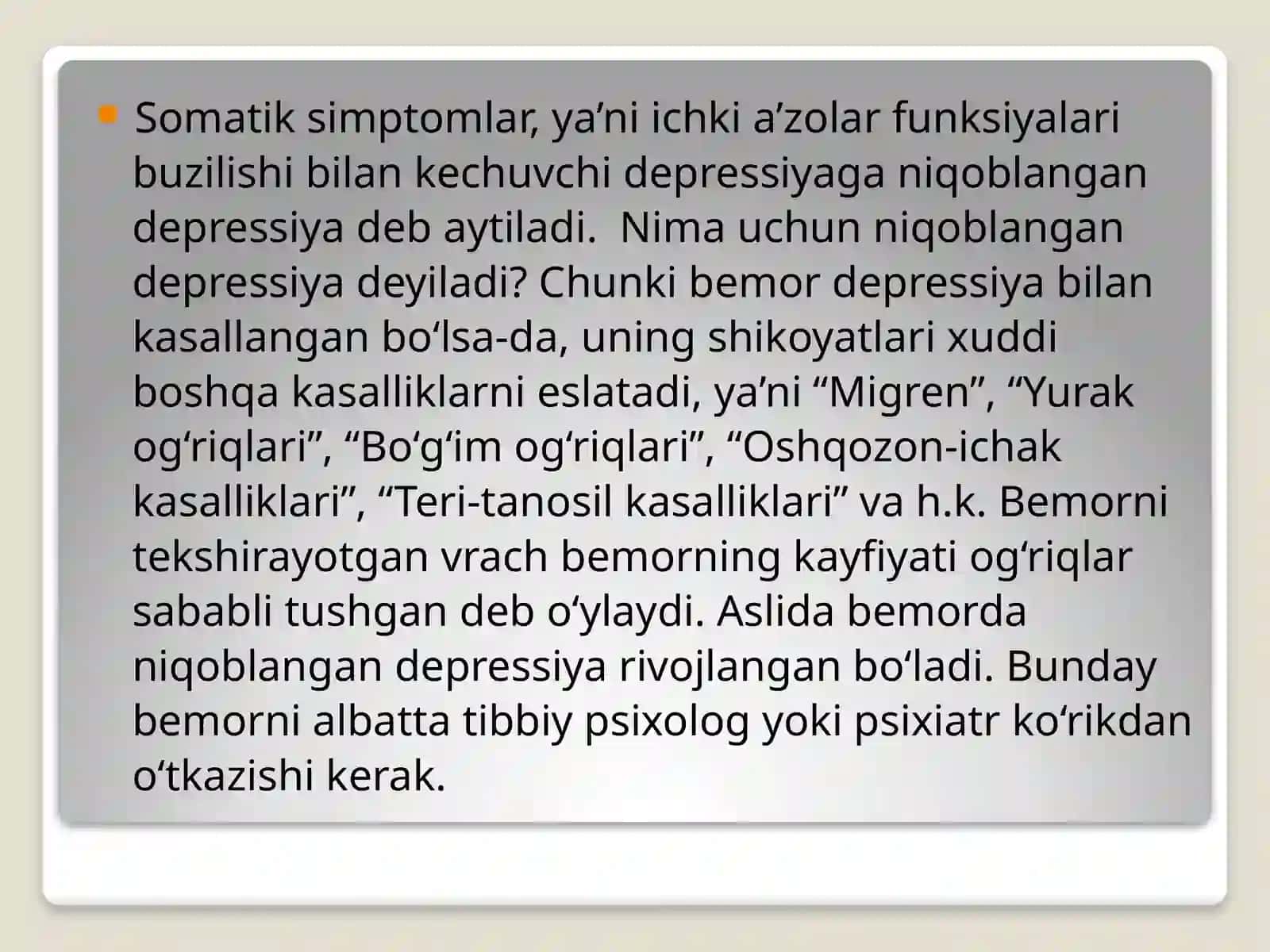 NIQOBLANGAN DEPRESSIYA 2