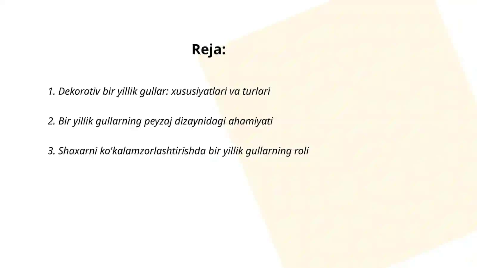 Dekorativ bir yillik gullar 2