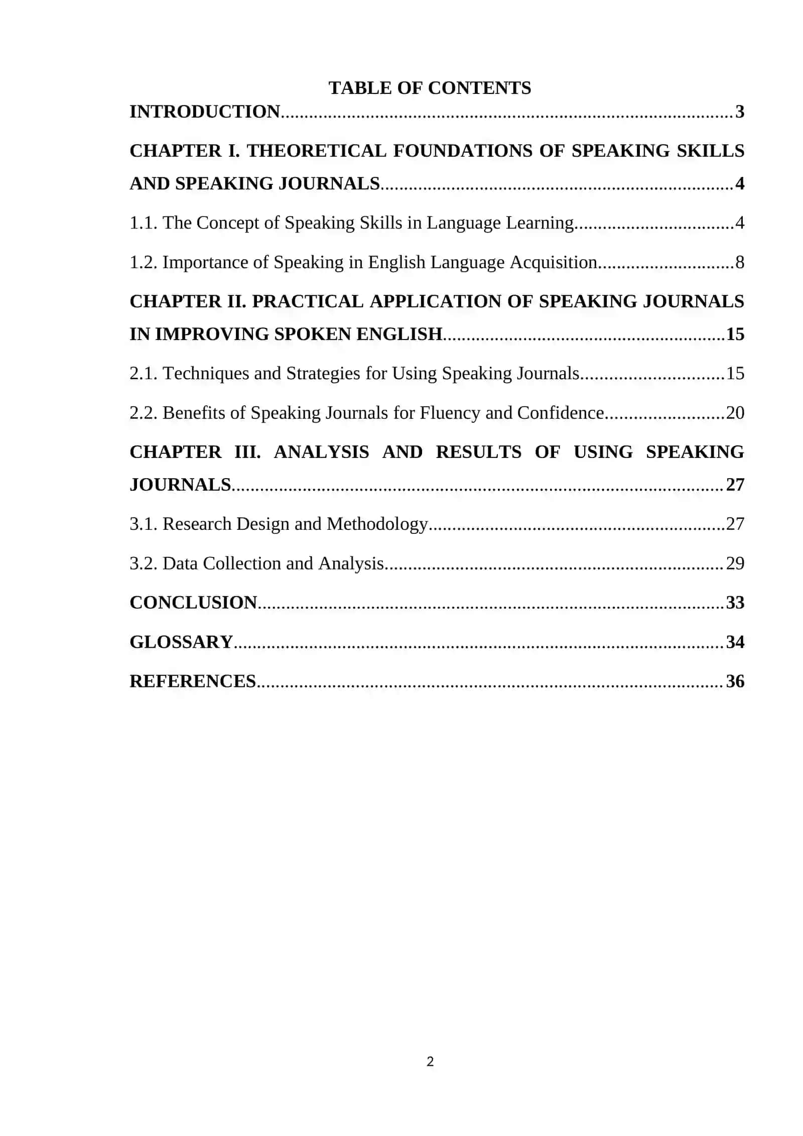 Using speaking journals for improving spoken english 2
