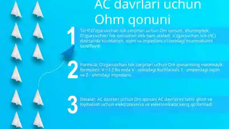 OʻZgaruvchan Tok Qonunlari 2