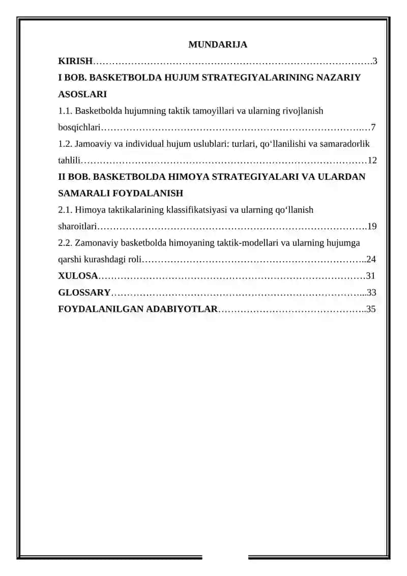 Basketbolda hujum va himoya strategiyalari 2