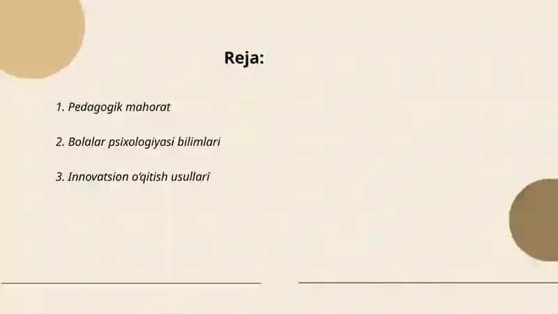 Pedagogik mahorat 2