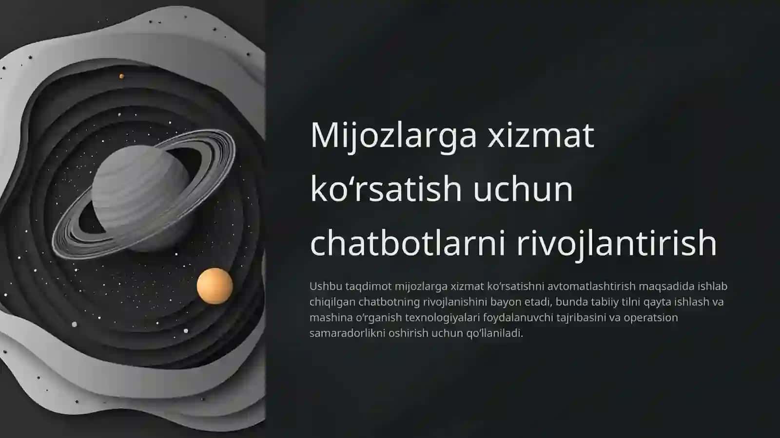 Xizmat ko'rsatishni avtomatlashtirish 2