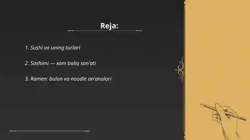 Yaponiya ovqatlari 2