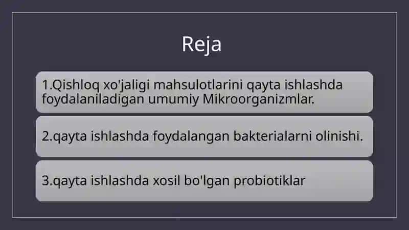 Foydali bakterialarni o'rganish 2