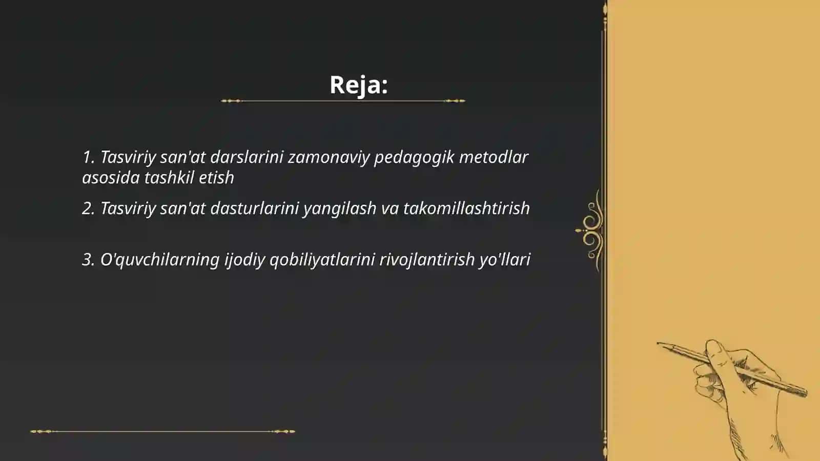 Tasviriy san'at ta'limining ozgaruvchan yutuqlari 2