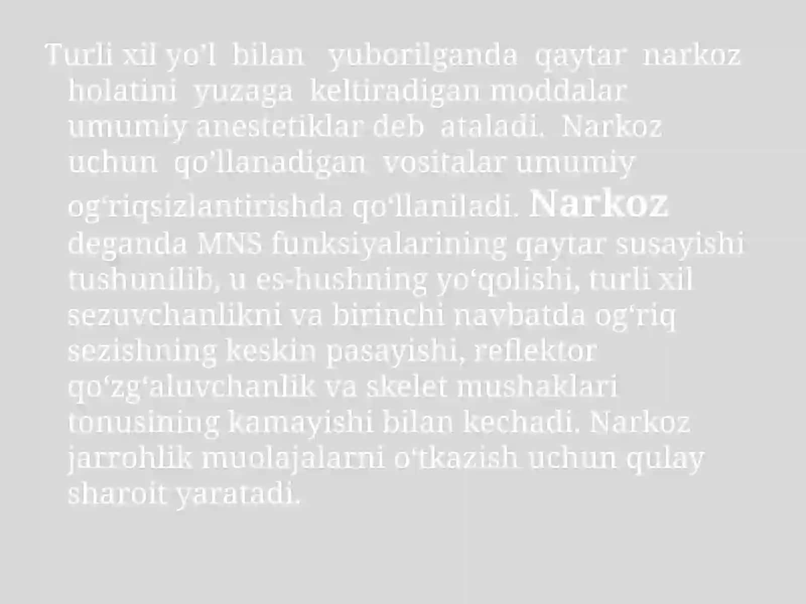 Parkinson kasalligini davolashda ishlatiladigan dori vositalari 2