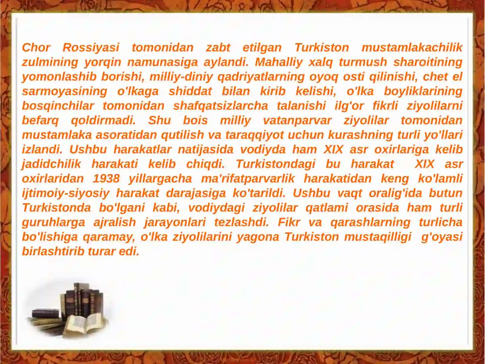 Turkistondagi jadidchilik harakati 2
