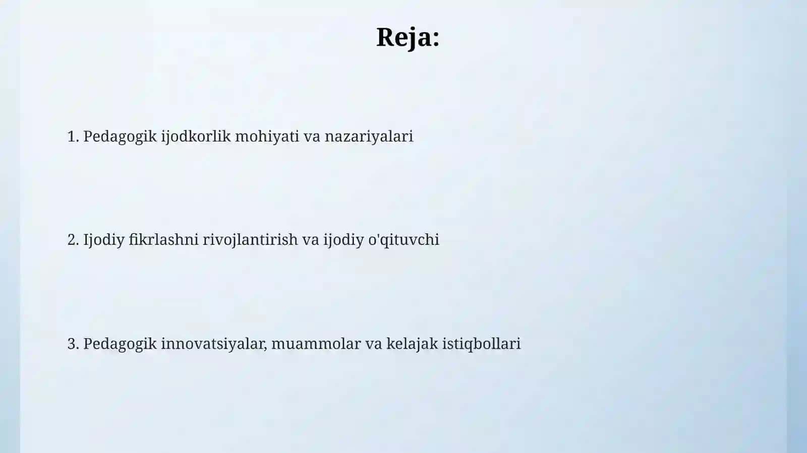 Pedagogik kreativlik 2