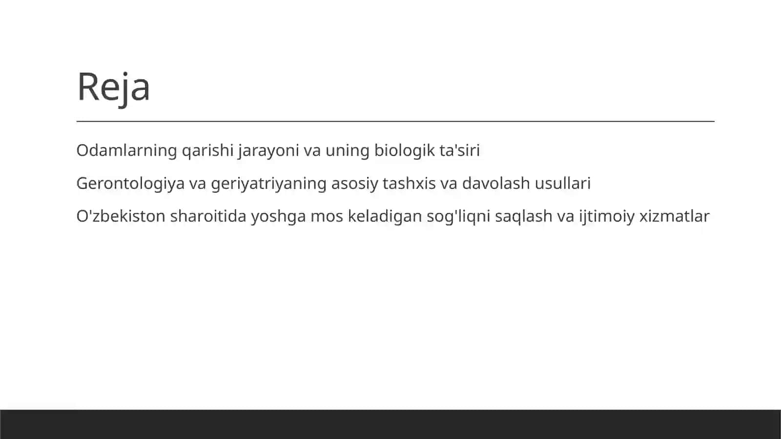 Gerantologiya. Geratriya 2