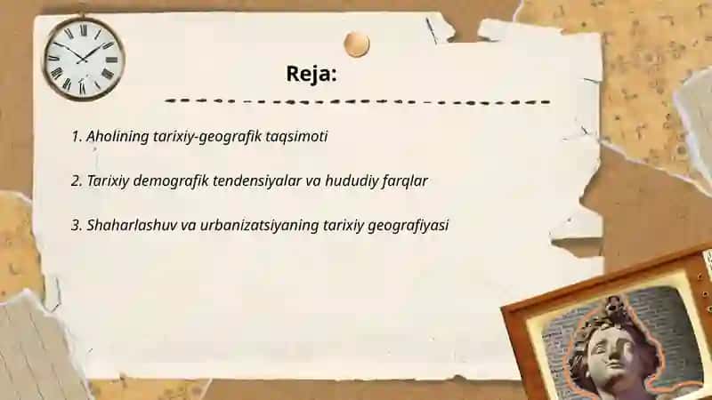 Aholi tarixiy geografiyasi 2