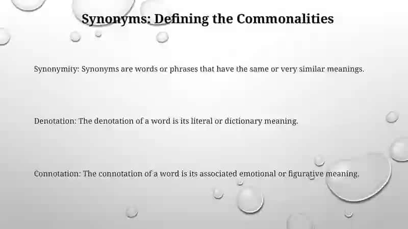 Synonyms 2