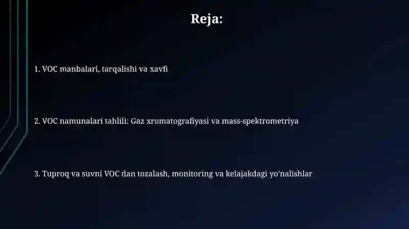 Tuproq va suvning ifloslanishida ion buglanishli birikmalarni aniqlash 2