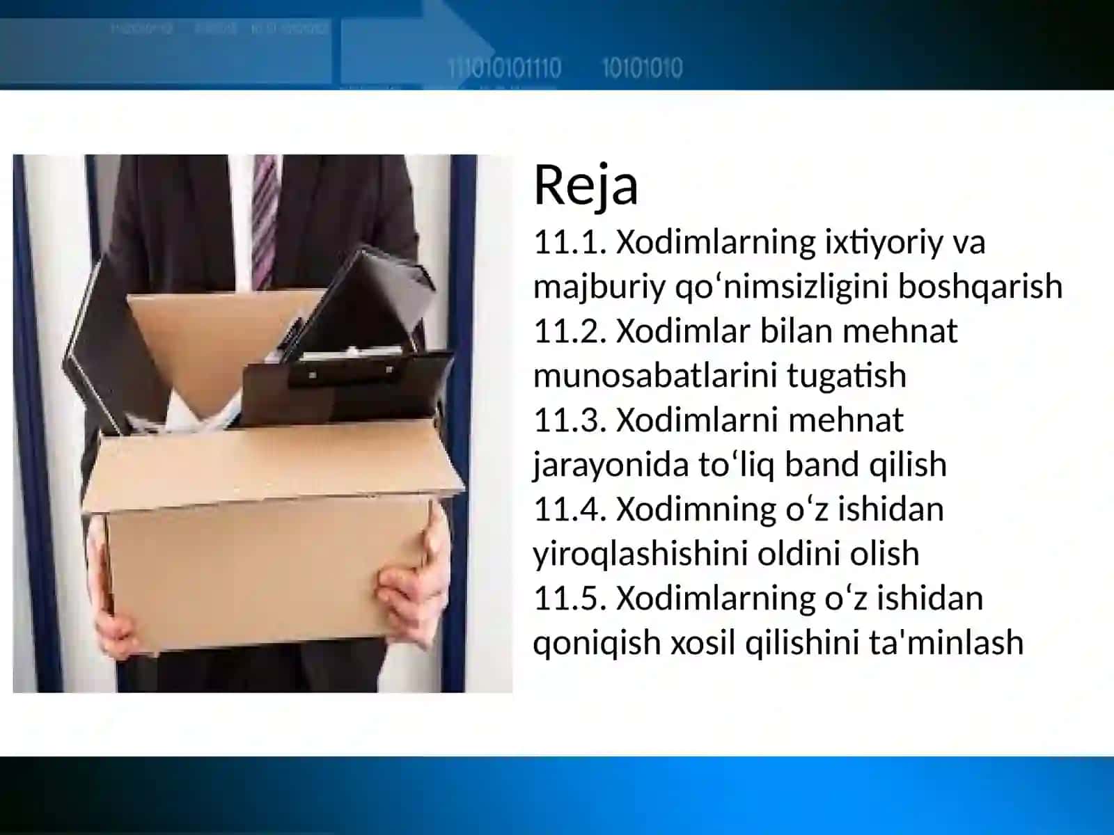 Inson Resurslarini Boshqarish Bo'limi 2