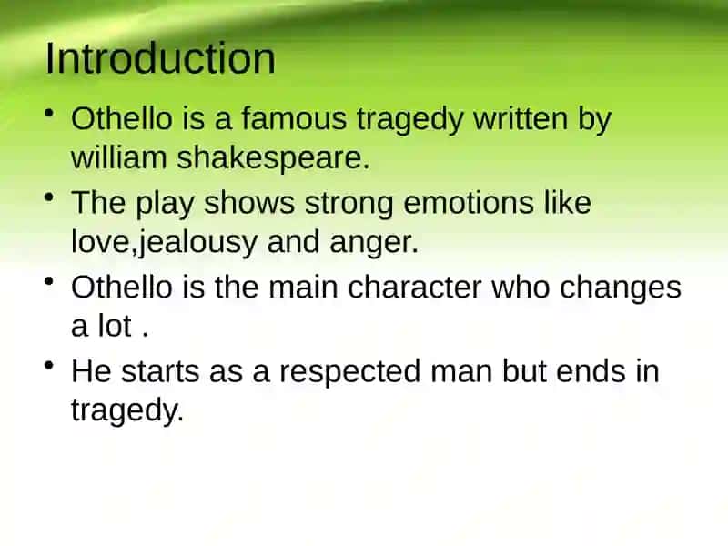 THE IMAGE OF IN SHAKESPEARE’S TRAGEDY ‘OTHELLO’ 2