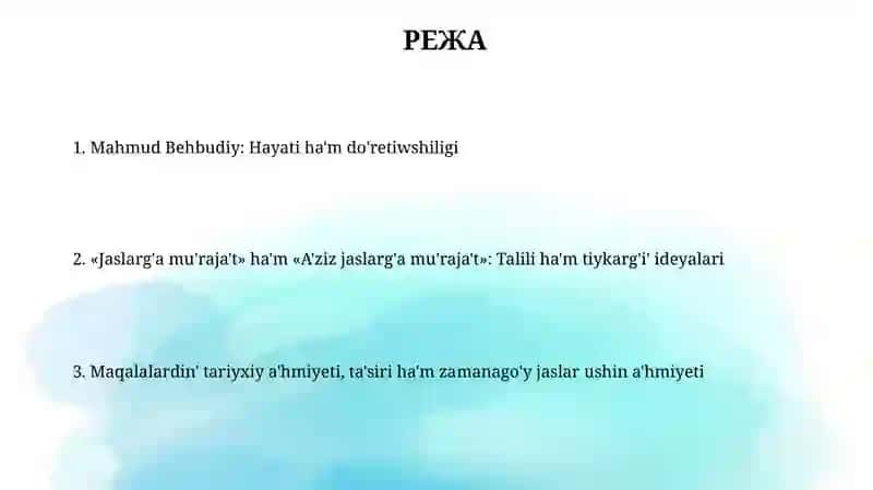 "Jaslarǵa múrájat" hám "Áziz jaslarǵa múrájat"maqalaları 2