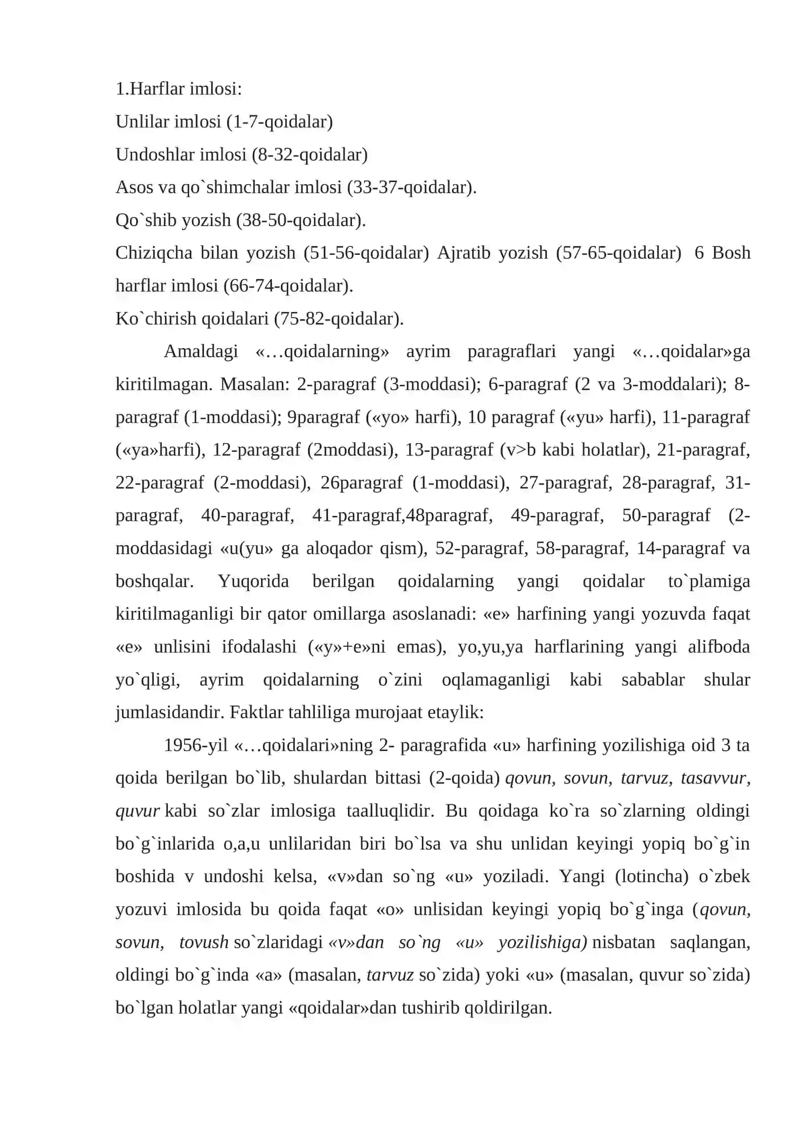 O‘zbek Tilining imlo qoidalari va Soha egalarining savodxonligi 2