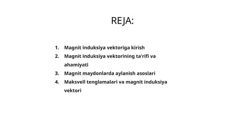 Magnit induksiya vektori 2