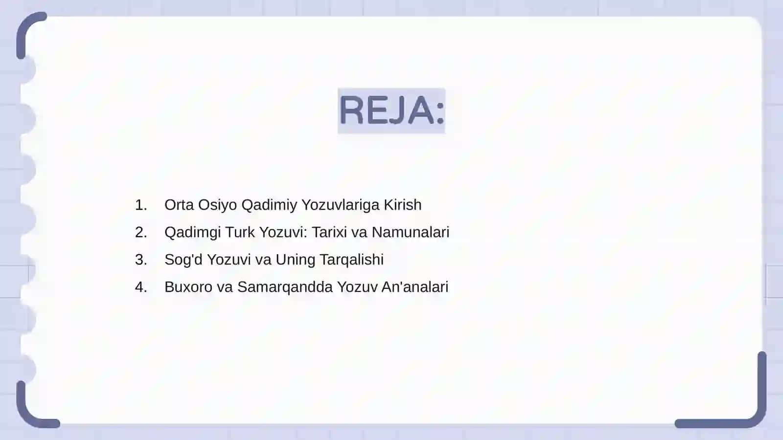 Orta Osiyo Qadimiy Yozuvlari 2